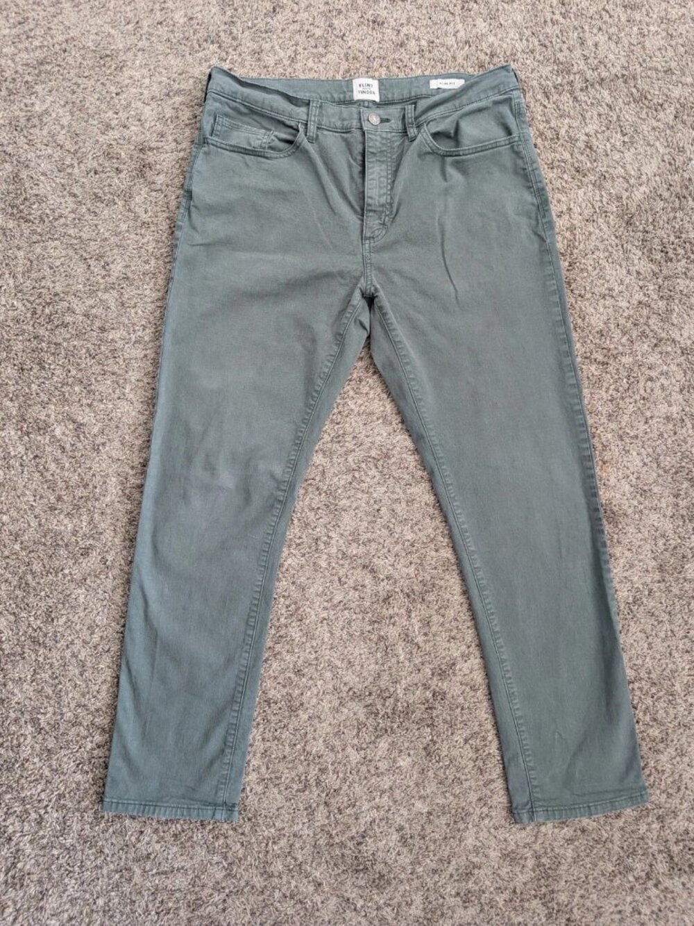 Flint & Tinder Slim Fit Stretch 5-pocket pants 34x30